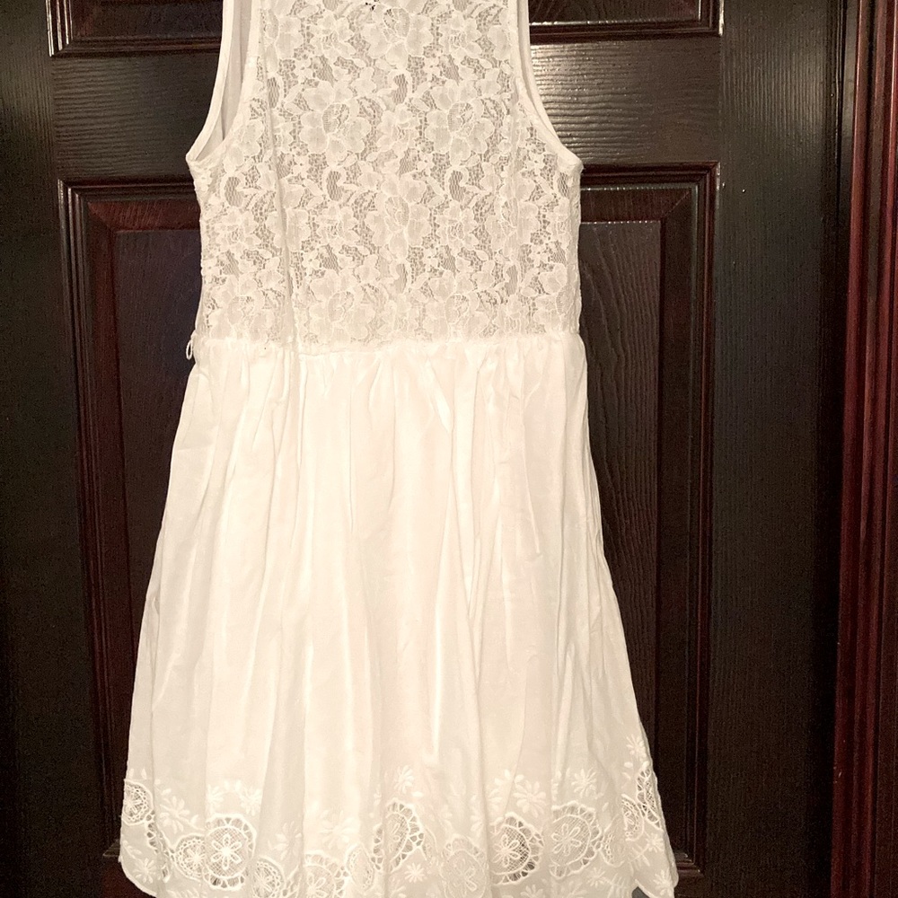Knitworks Girls White Dress